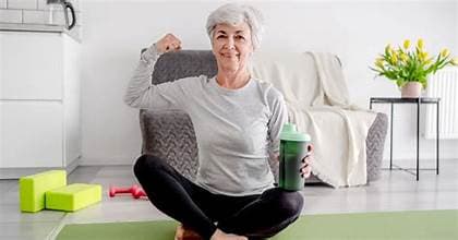 An active woman embracing strength, wellness and healthy aging